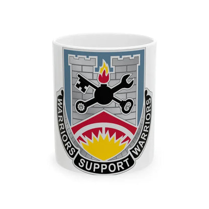 142d Engineer Battalion North Dakota National Guard (U.S. Army) White Coffee Mug 11oz - Go Mug Yourself