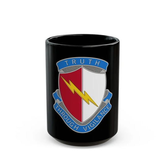 142nd Battlefield Surveillance Brigade 2 (U.S. Army) Black Coffee Mug-15oz-Go Mug Yourself