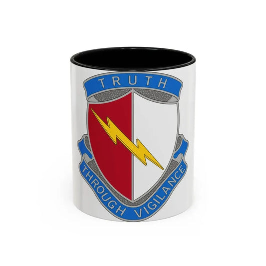 142nd Battlefield Surveillance Brigade 2 (U.S. Army) Accent Coffee Mug 11oz Black - Go Mug Yourself