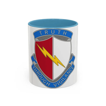142nd Battlefield Surveillance Brigade 2 (U.S. Army) Accent Coffee Mug 11oz Light Blue - Go Mug Yourself