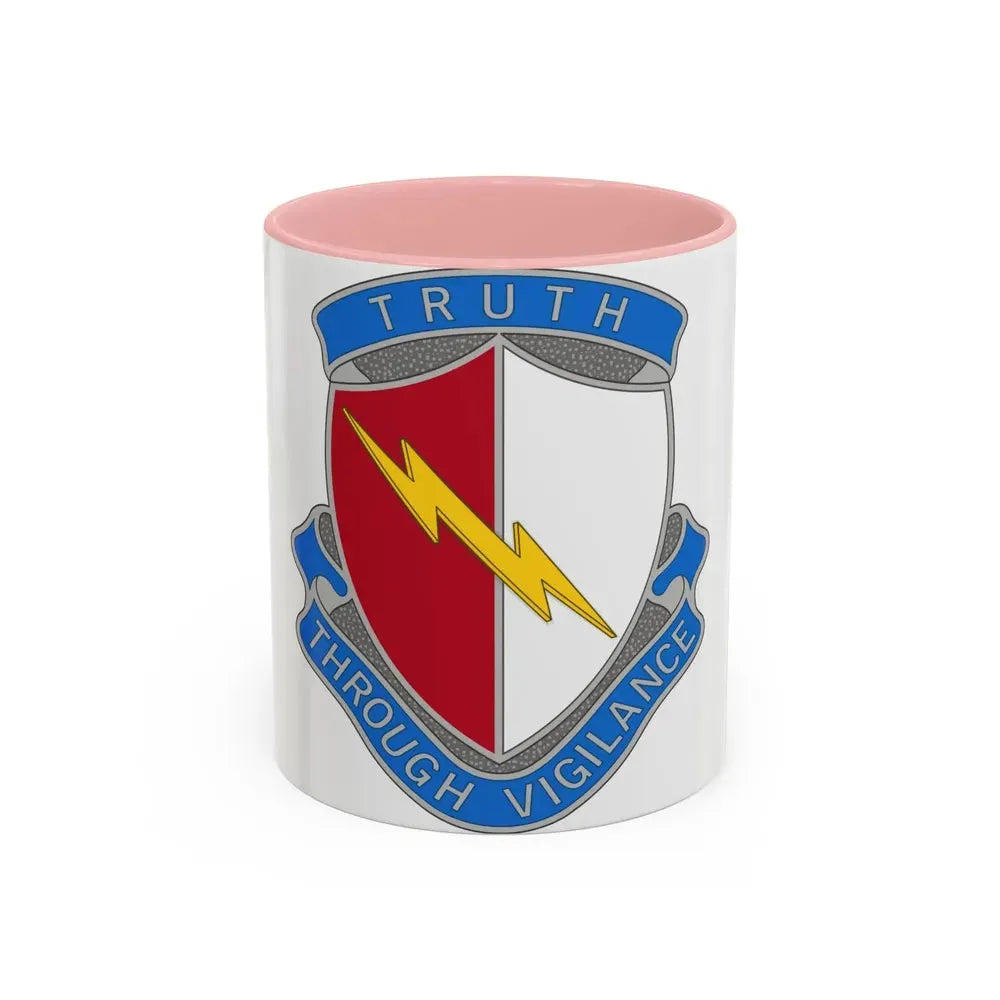 142nd Battlefield Surveillance Brigade 2 (U.S. Army) Accent Coffee Mug 11oz Pink - Go Mug Yourself