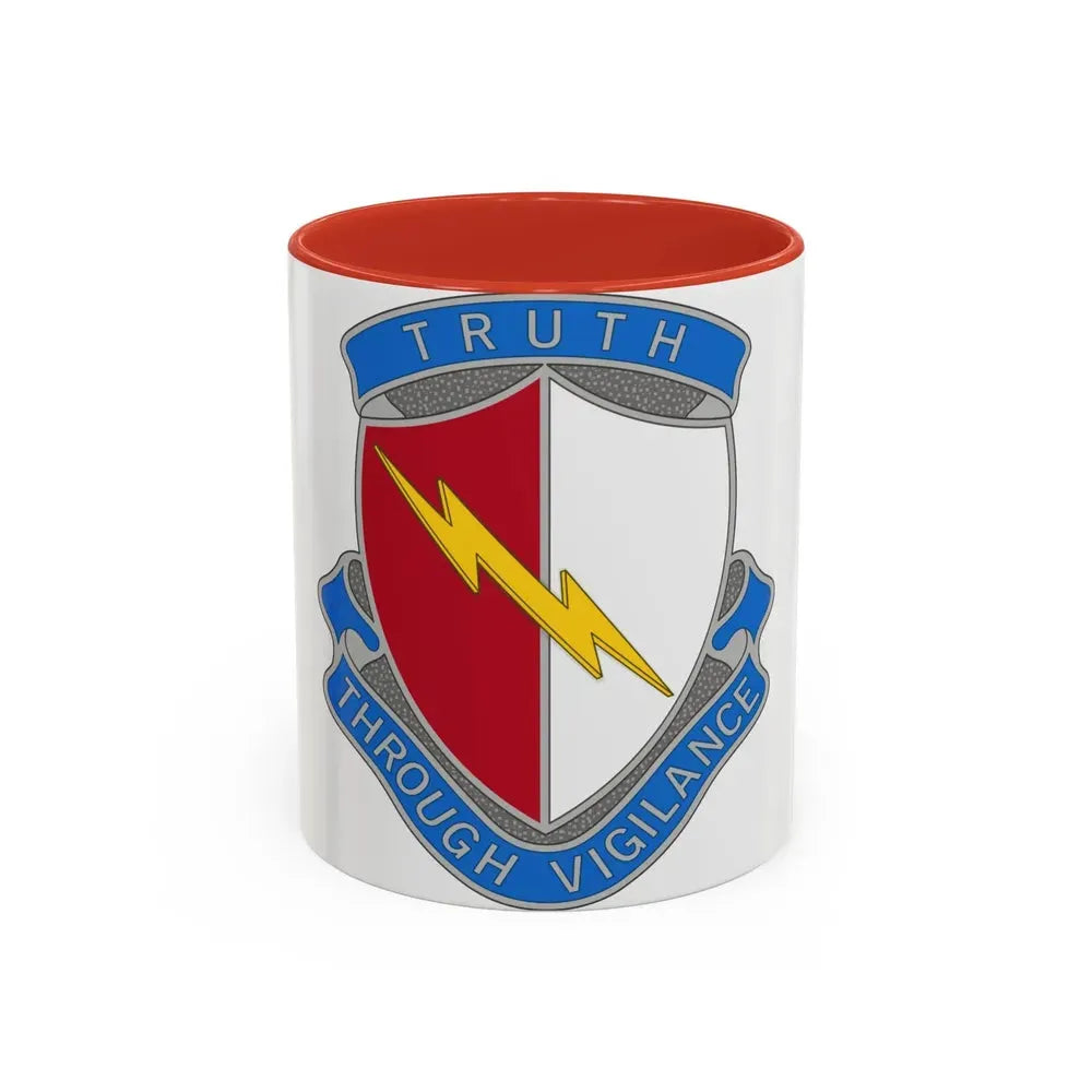 142nd Battlefield Surveillance Brigade 2 (U.S. Army) Accent Coffee Mug 11oz Red - Go Mug Yourself