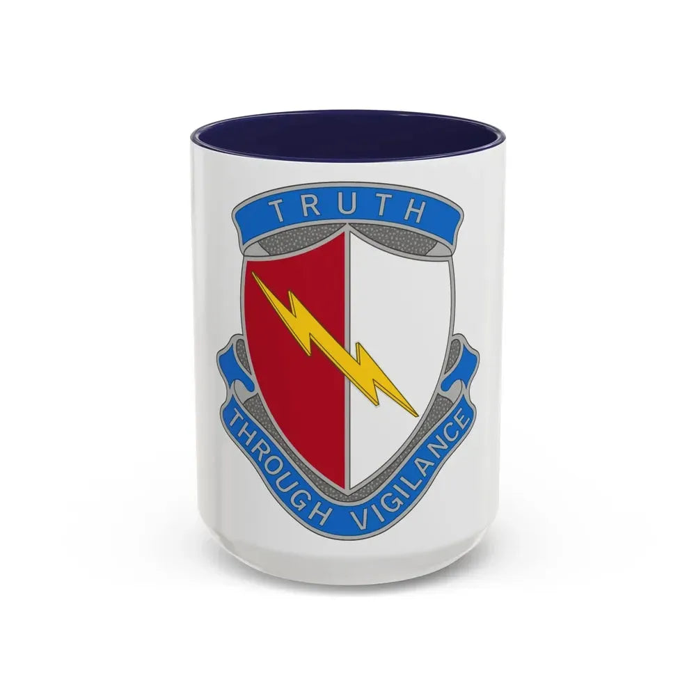 142nd Battlefield Surveillance Brigade 2 (U.S. Army) Accent Coffee Mug 15oz Navy - Go Mug Yourself