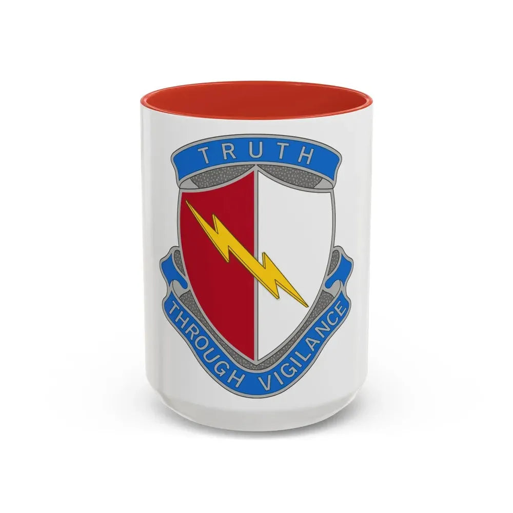 142nd Battlefield Surveillance Brigade 2 (U.S. Army) Accent Coffee Mug 15oz Red - Go Mug Yourself