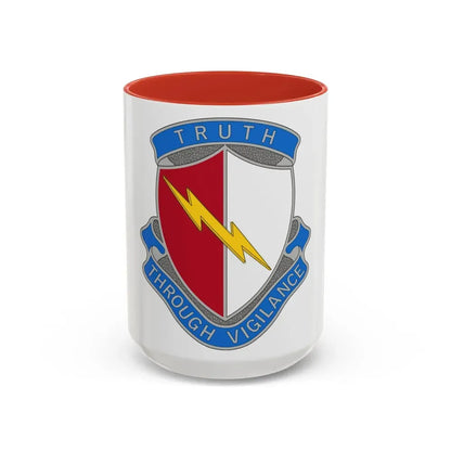 142nd Battlefield Surveillance Brigade 2 (U.S. Army) Accent Coffee Mug 15oz Red - Go Mug Yourself