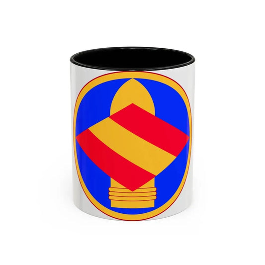 142nd Field Artillery Brigade (U.S. Army) Accent Coffee Mug 11oz Black - Go Mug Yourself