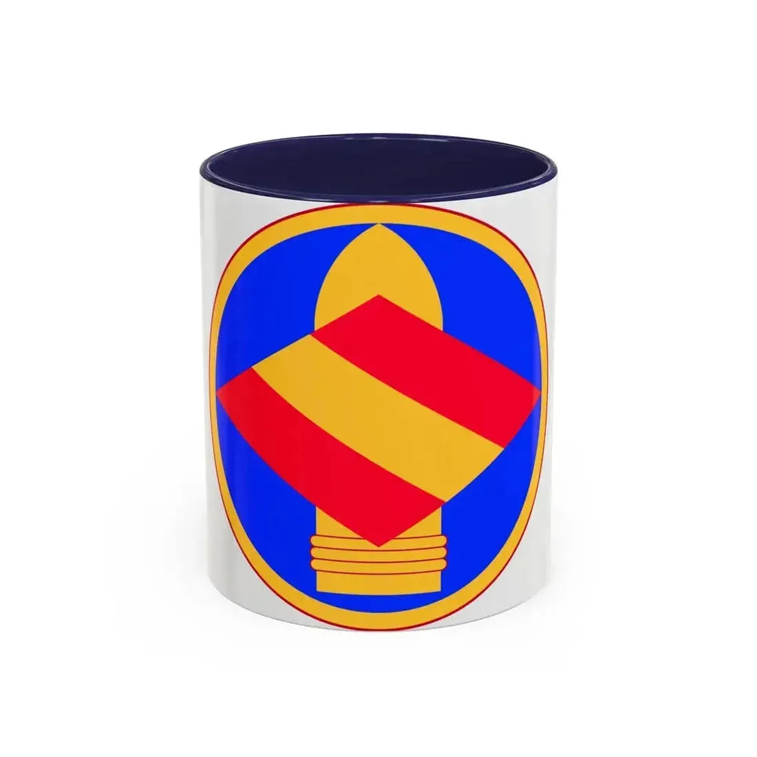 142nd Field Artillery Brigade (U.S. Army) Accent Coffee Mug 11oz Navy - Go Mug Yourself