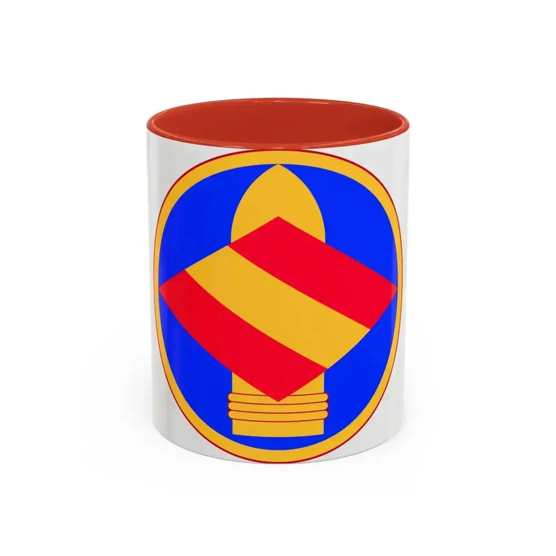 142nd Field Artillery Brigade (U.S. Army) Accent Coffee Mug 11oz Red - Go Mug Yourself