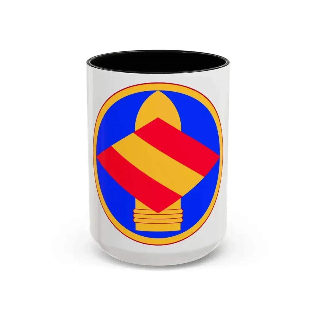 142nd Field Artillery Brigade (U.S. Army) Accent Coffee Mug 15oz Black - Go Mug Yourself