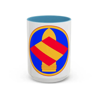 142nd Field Artillery Brigade (U.S. Army) Accent Coffee Mug 15oz Light Blue - Go Mug Yourself