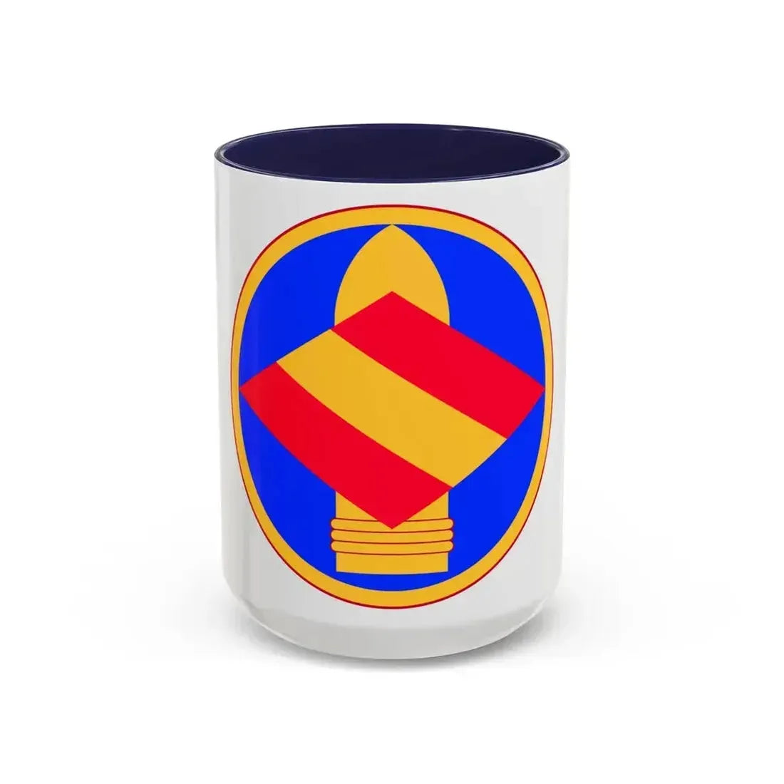 142nd Field Artillery Brigade (U.S. Army) Accent Coffee Mug 15oz Navy - Go Mug Yourself