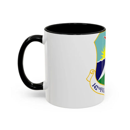 142nd Fighter Wing (U.S. Air Force) Accent Coffee Mug - Go Mug Yourself