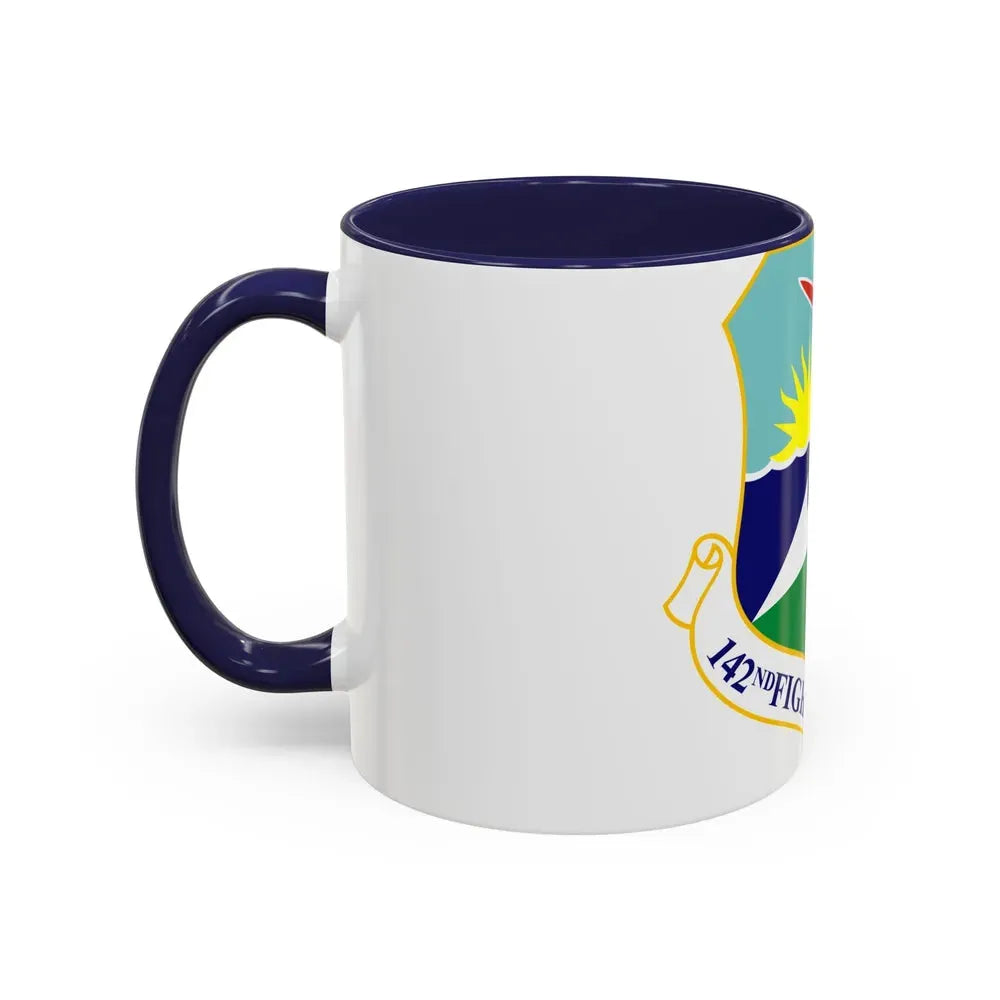 142nd Fighter Wing (U.S. Air Force) Accent Coffee Mug - Go Mug Yourself
