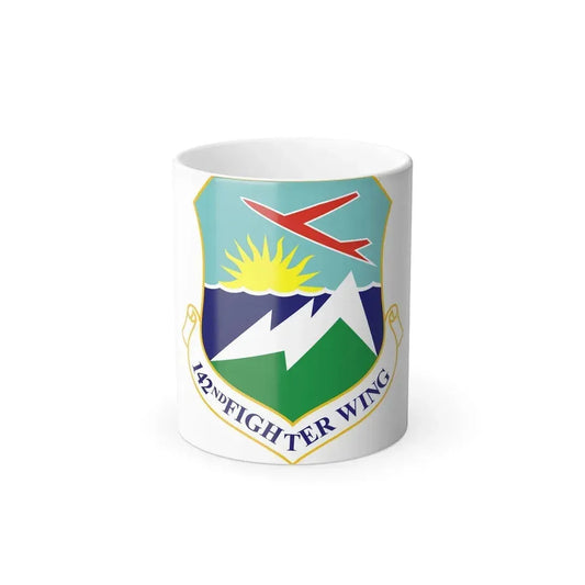 142nd Fighter Wing (U.S. Air Force) Color Changing Coffee Mug 11oz - Go Mug Yourself