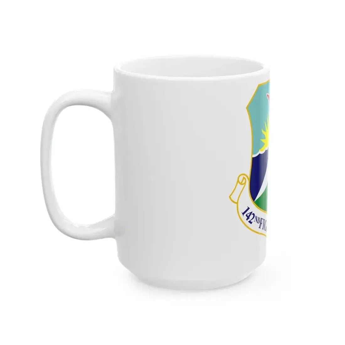 142nd Fighter Wing (U.S. Air Force) White Coffee Mug - Go Mug Yourself