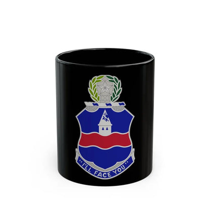 142nd Infantry Regiment (U.S. Army) Black Coffee Mug-11oz-Go Mug Yourself