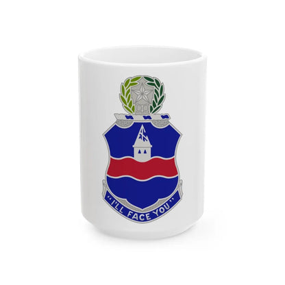 142nd Infantry Regiment (U.S. Army) White Coffee Mug-15oz-Go Mug Yourself