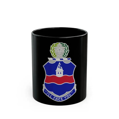142nd Infantry Regiment (U.S. Army) Black Coffee Mug 11oz - Go Mug Yourself
