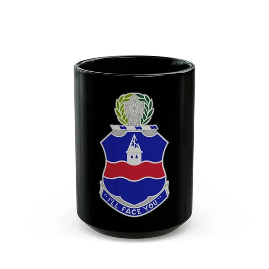 142nd Infantry Regiment (U.S. Army) Black Coffee Mug 15oz - Go Mug Yourself