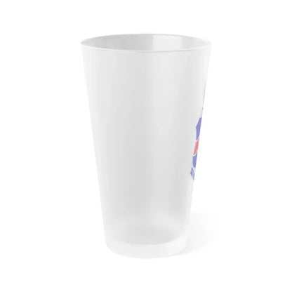 142nd Infantry Regiment (U.S. Army) Frosted Pint Glass 16oz - Go Mug Yourself