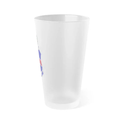 142nd Infantry Regiment (U.S. Army) Frosted Pint Glass 16oz - Go Mug Yourself