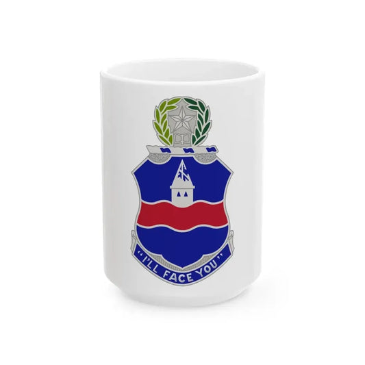 142nd Infantry Regiment (U.S. Army) White Coffee Mug 15oz - Go Mug Yourself