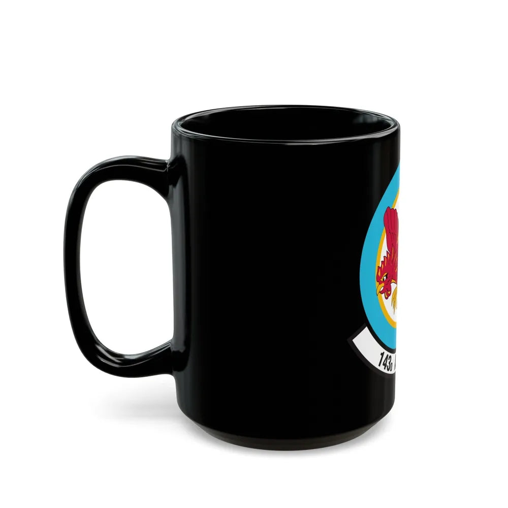 143 Airlift Squadron (U.S. Air Force) Black Coffee Mug-Go Mug Yourself