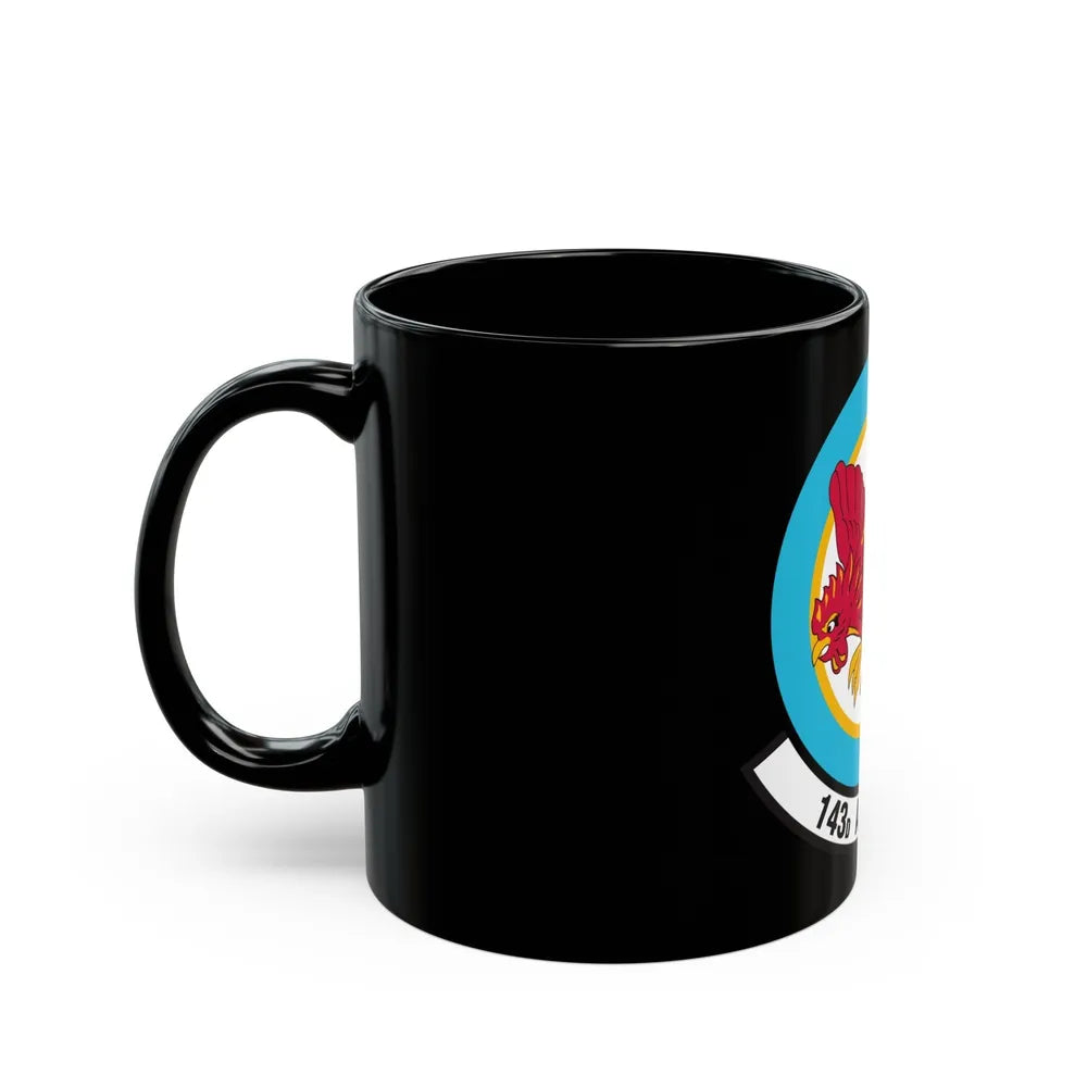 143 Airlift Squadron (U.S. Air Force) Black Coffee Mug-Go Mug Yourself