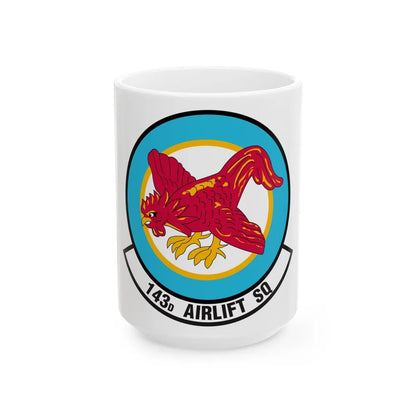 143 Airlift Squadron (U.S. Air Force) White Coffee Mug-15oz-Go Mug Yourself