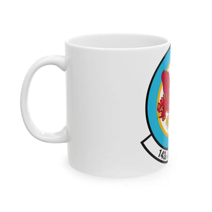 143 Airlift Squadron (U.S. Air Force) White Coffee Mug-Go Mug Yourself