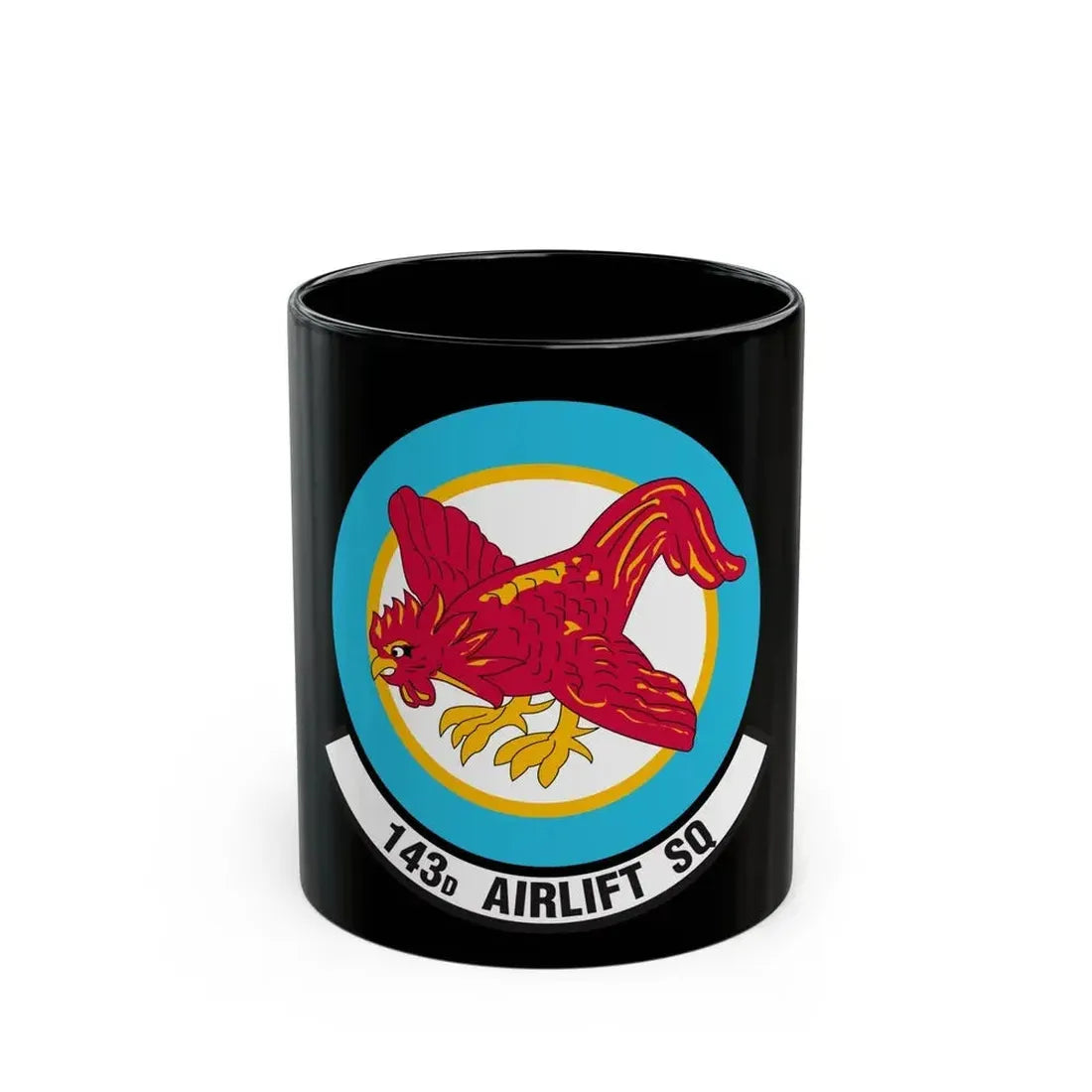 143 Airlift Squadron (U.S. Air Force) Black Coffee Mug 11oz - Go Mug Yourself