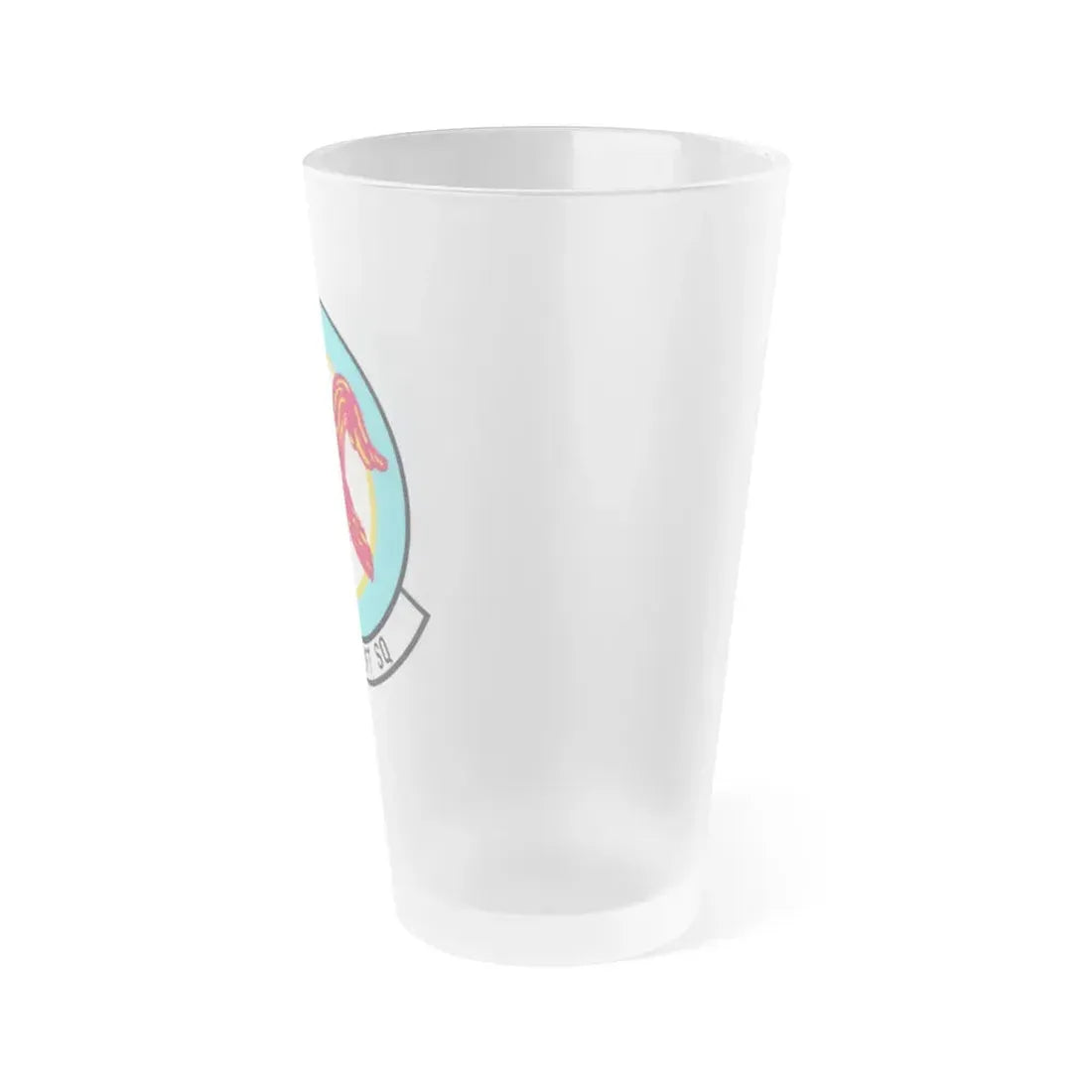 143 Airlift Squadron (U.S. Air Force) Frosted Pint Glass 16oz - Go Mug Yourself