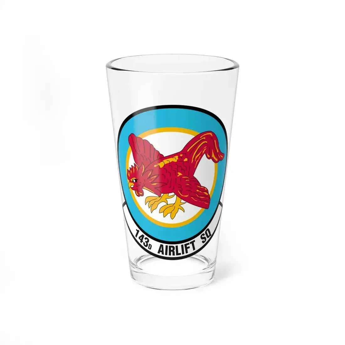 143 Airlift Squadron (U.S. Air Force) Pint Glass 16oz 16oz - Go Mug Yourself