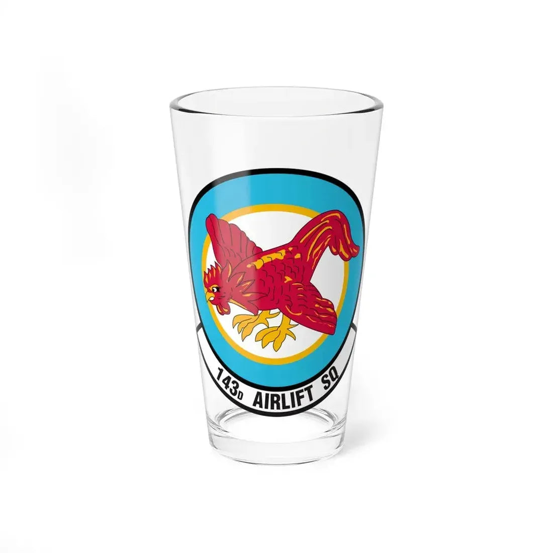 143 Airlift Squadron (U.S. Air Force) Pint Glass 16oz 16oz - Go Mug Yourself