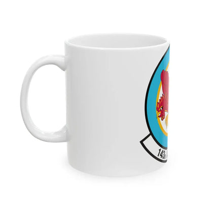143 Airlift Squadron (U.S. Air Force) White Coffee Mug - Go Mug Yourself
