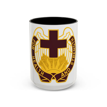 143 Evacuation Hospital (U.S. Army) Accent Coffee Mug-15oz-Black-Go Mug Yourself