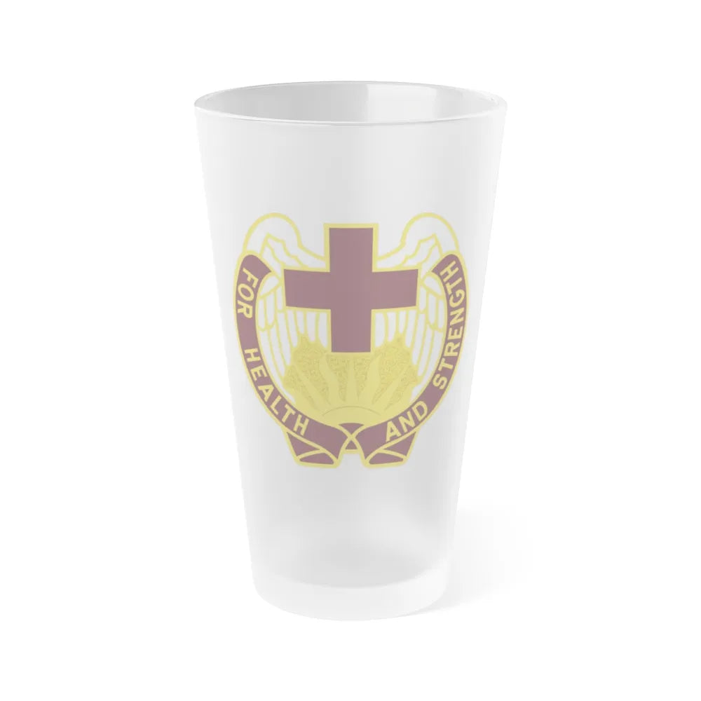 143 Evacuation Hospital (U.S. Army) Frosted Pint Glass 16oz-Go Mug Yourself