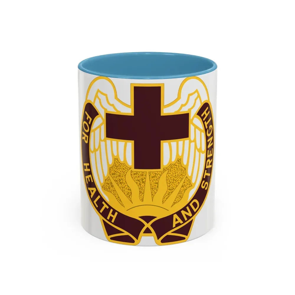 143 Evacuation Hospital (U.S. Army) Accent Coffee Mug 11oz Light Blue - Go Mug Yourself