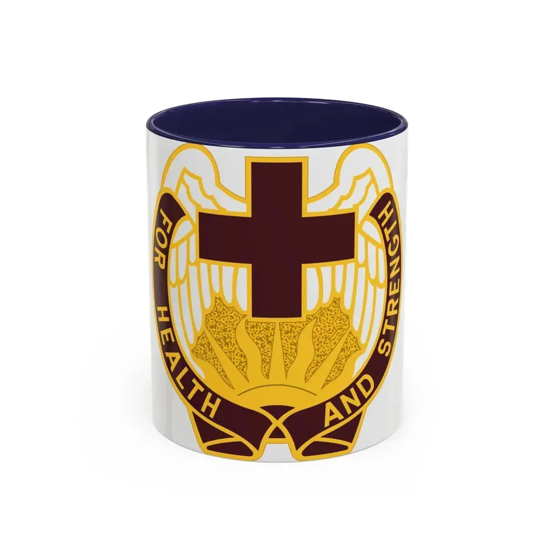 143 Evacuation Hospital (U.S. Army) Accent Coffee Mug 11oz Navy - Go Mug Yourself