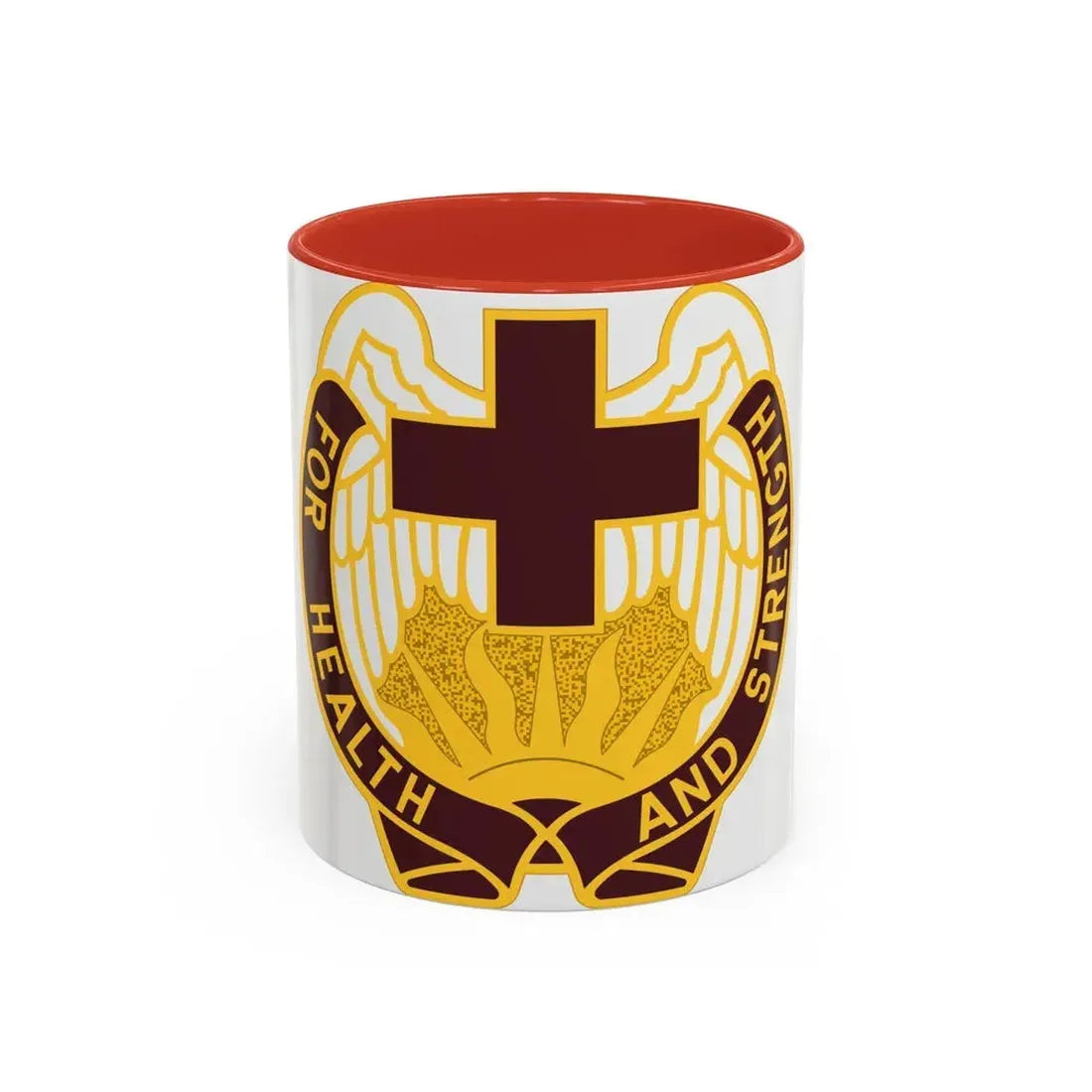 143 Evacuation Hospital (U.S. Army) Accent Coffee Mug 11oz Red - Go Mug Yourself
