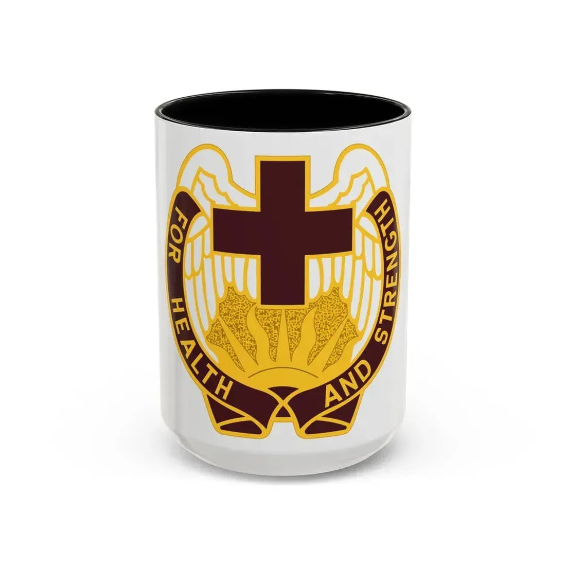 143 Evacuation Hospital (U.S. Army) Accent Coffee Mug 15oz Black - Go Mug Yourself
