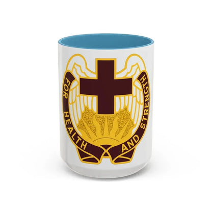 143 Evacuation Hospital (U.S. Army) Accent Coffee Mug 15oz Light Blue - Go Mug Yourself