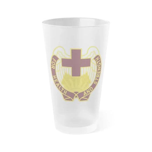143 Evacuation Hospital (U.S. Army) Frosted Pint Glass 16oz Default Title - Go Mug Yourself