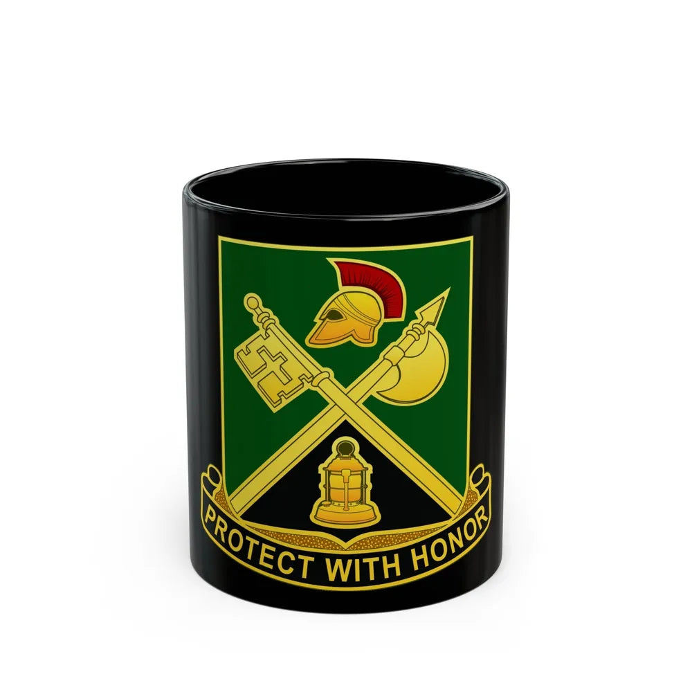 143 Military Police Battalion CAANG (U.S. Army) Black Coffee Mug-11oz-Go Mug Yourself