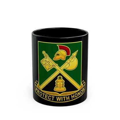 143 Military Police Battalion CAANG (U.S. Army) Black Coffee Mug 11oz - Go Mug Yourself