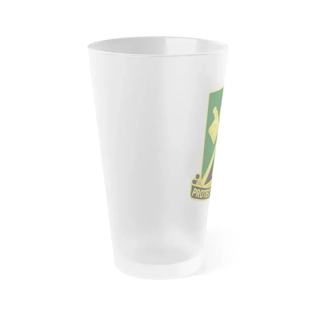 143 Military Police Battalion CAANG (U.S. Army) Frosted Pint Glass 16oz - Go Mug Yourself