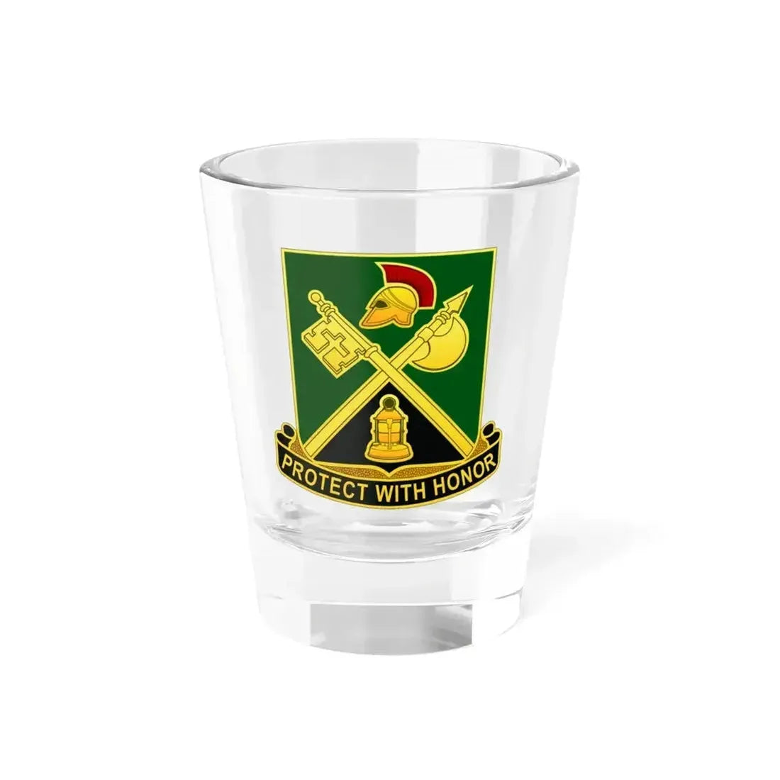 143 Military Police Battalion CAANG (U.S. Army) Shot Glass 1.5oz 1.5oz - Go Mug Yourself