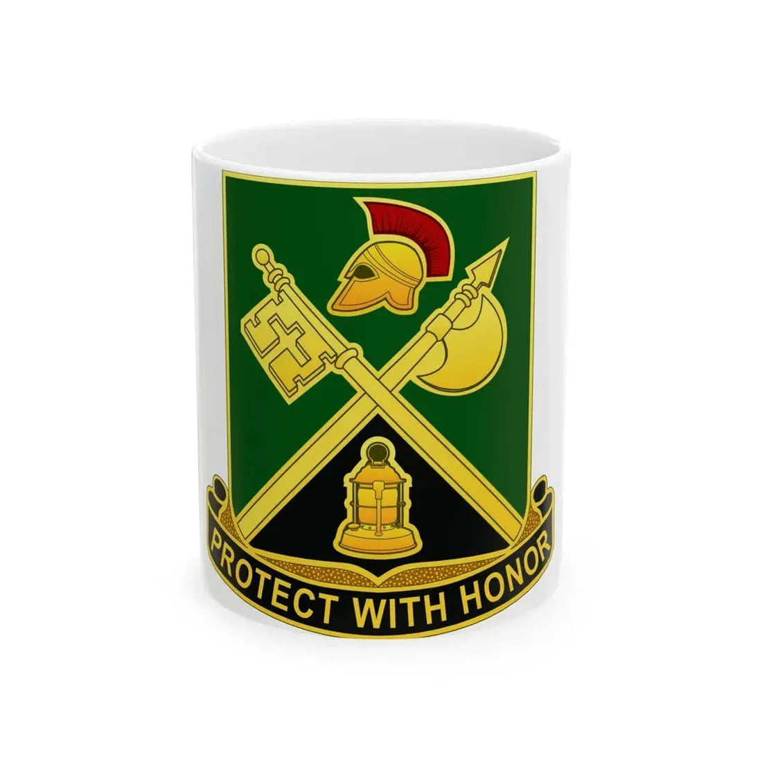 143 Military Police Battalion CAANG (U.S. Army) White Coffee Mug 11oz - Go Mug Yourself
