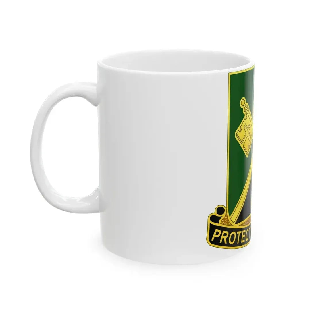 143 Military Police Battalion CAANG (U.S. Army) White Coffee Mug - Go Mug Yourself