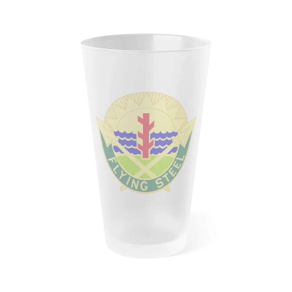 143 Military Police Battalion (U.S. Army) Frosted Pint Glass 16oz-Go Mug Yourself